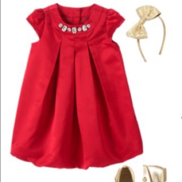 Gem Bubble Dress in Red by Gymboree. NWT - Picture 7 of 8